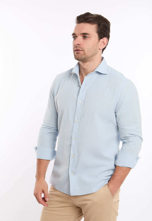 Regular Fit Cotton Textured Shirt