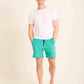 Elastic Waist with Drawstring Swim Shorts