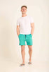 Elastic Waist with Drawstring Swim Shorts