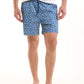 Floral Slip On Cotton Swim Shorts