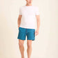 Floral Swim Shorts with Side Pockets