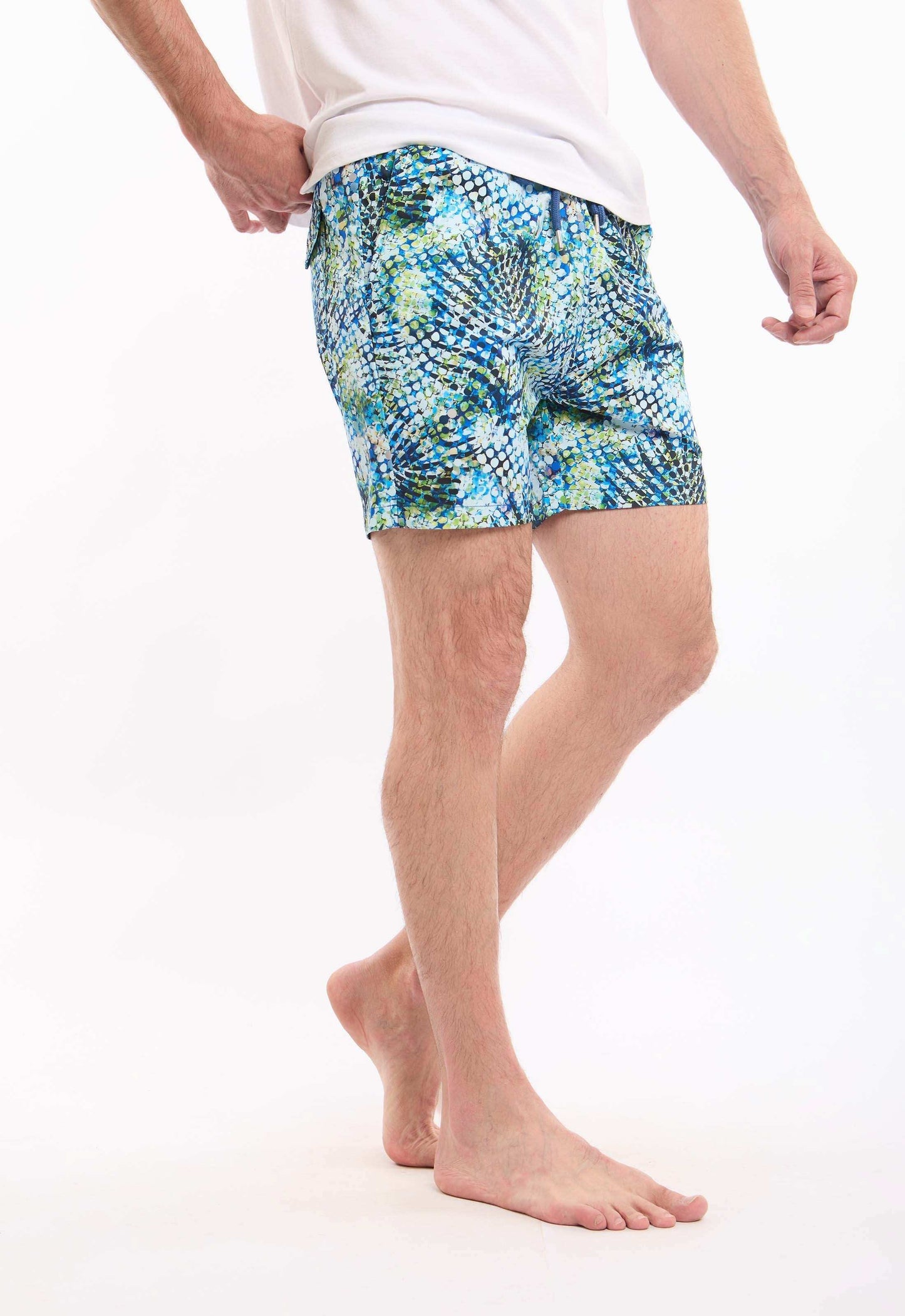 Patterned Summer Swim Shorts