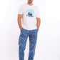 Printed Tee & Patterned Pants Pajama Set