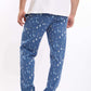 Printed Tee & Patterned Pants Pajama Set