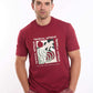 Short Sleeves Tee & Patterned Pants Pajama Set