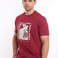 Short Sleeves Tee & Patterned Pants Pajama Set