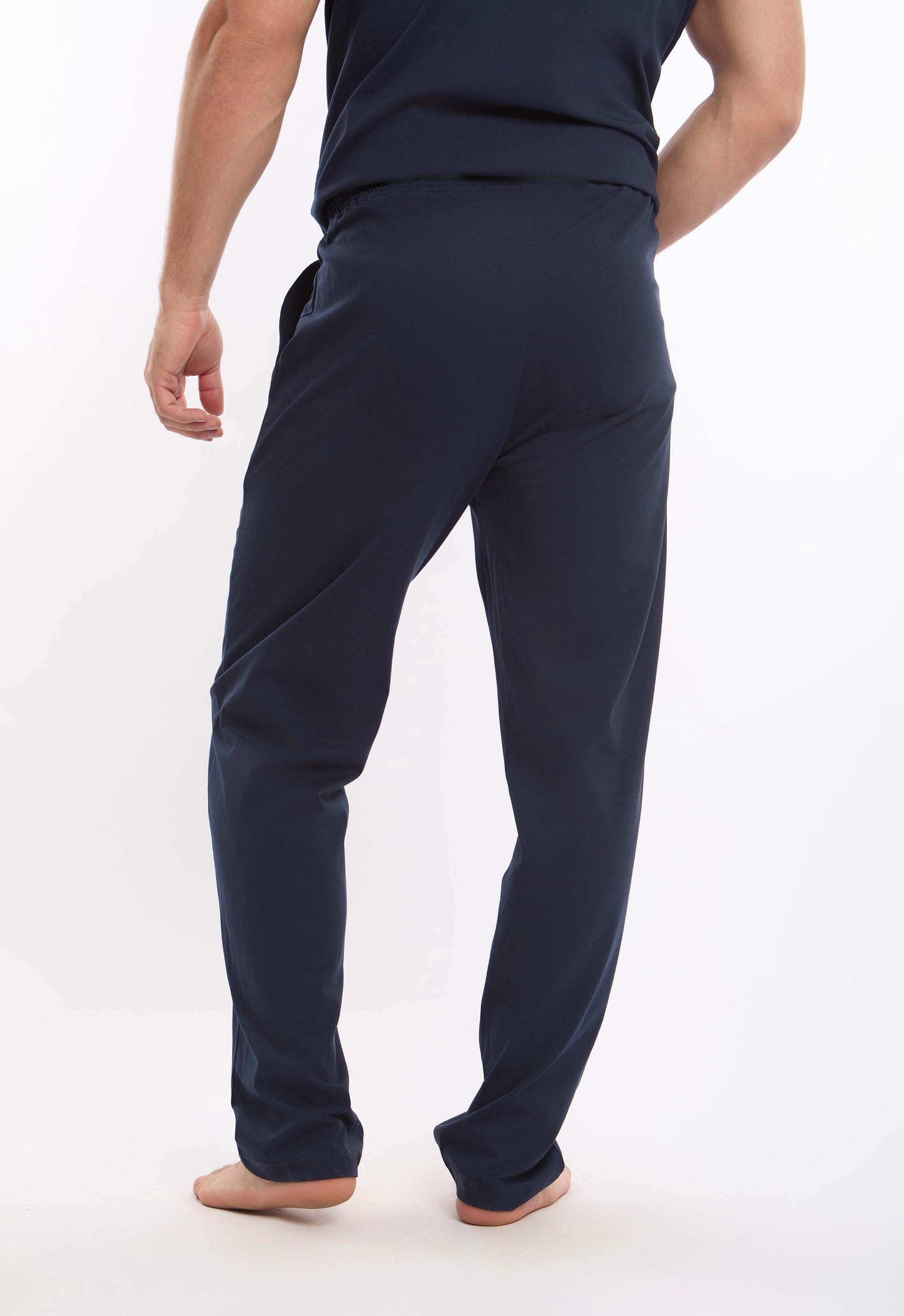 Printed Tee & Solid Pants Cotton Pajama Set