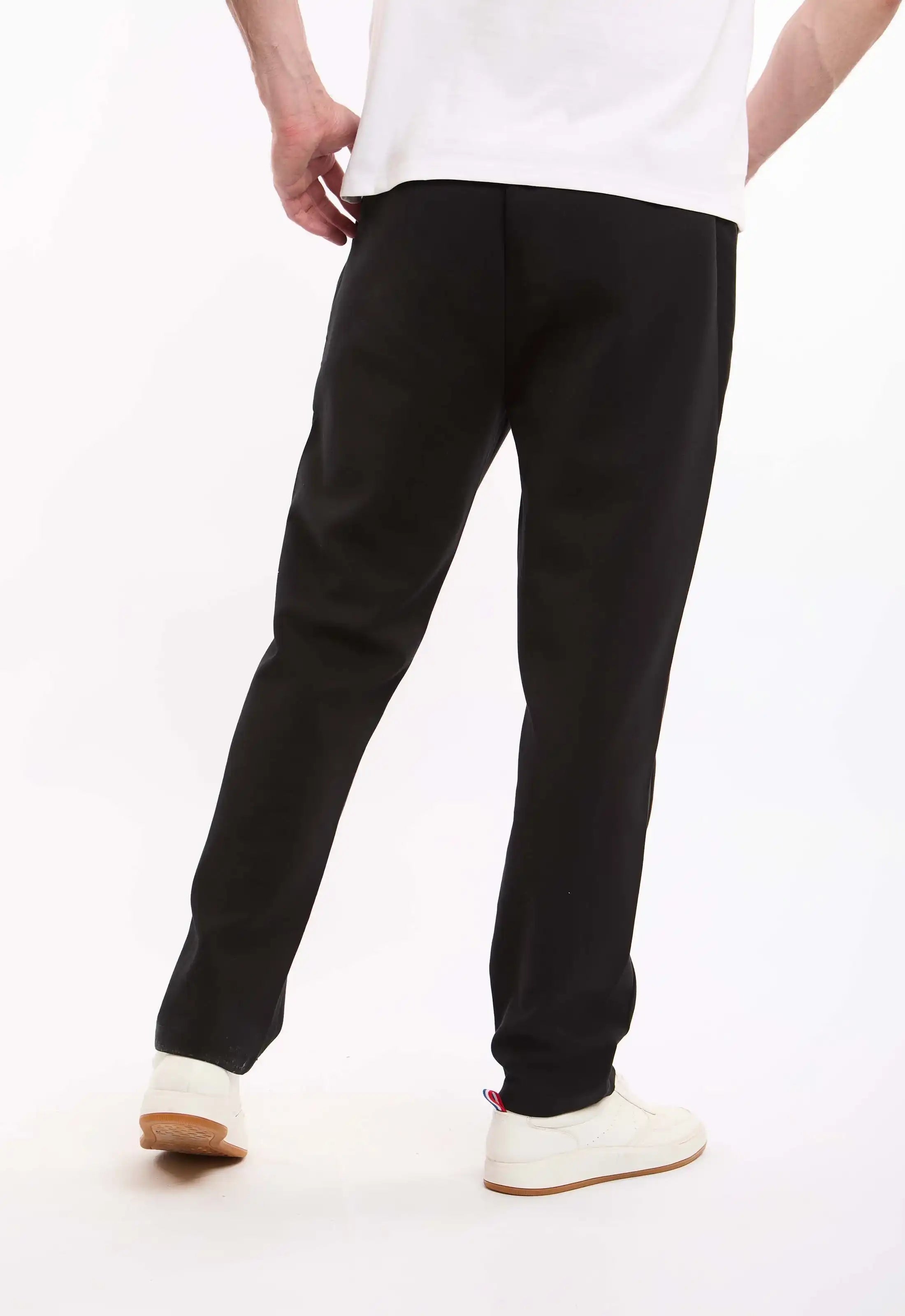 Casual Solid Pants with Side Pockets