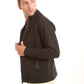 Stand Collar Zipped Solid Jacket