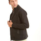 Stand Collar Zipped Solid Jacket