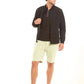 Stand Collar Zipped Solid Jacket