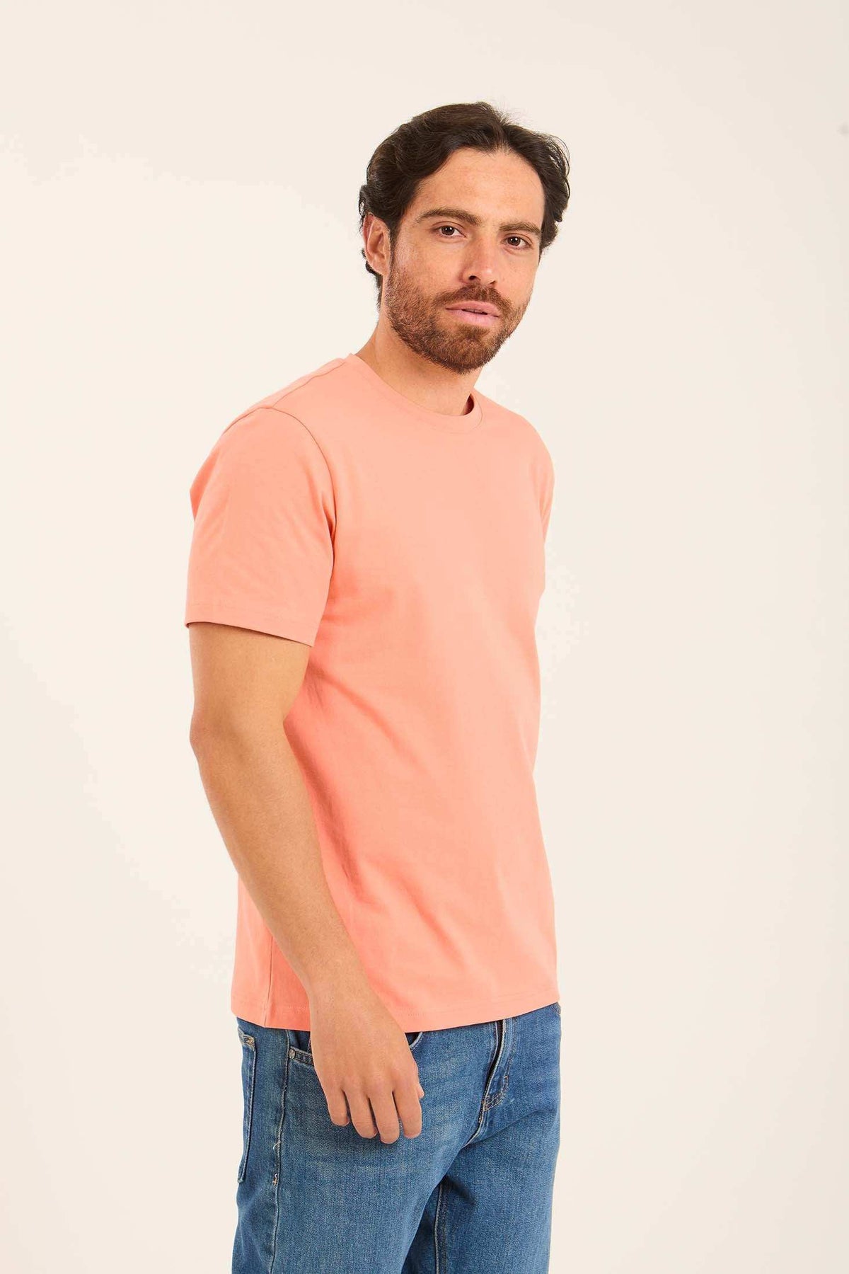 Round Neck Regular Fit Cotton Tee