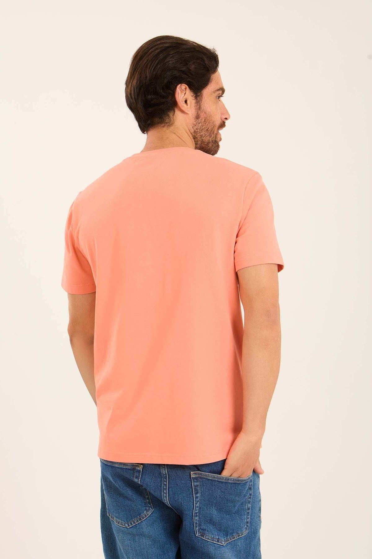 Round Neck Regular Fit Cotton Tee