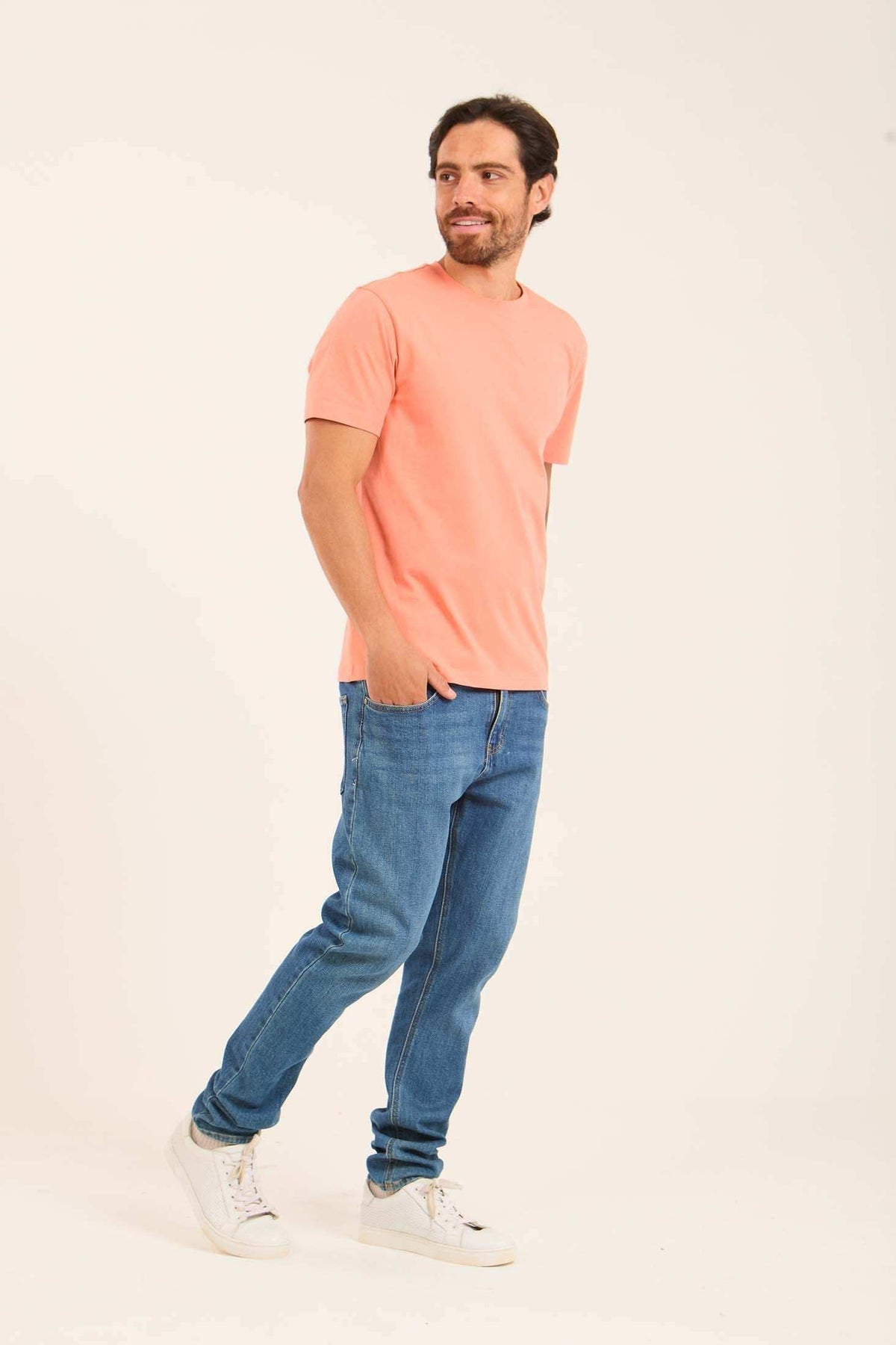 Round Neck Regular Fit Cotton Tee