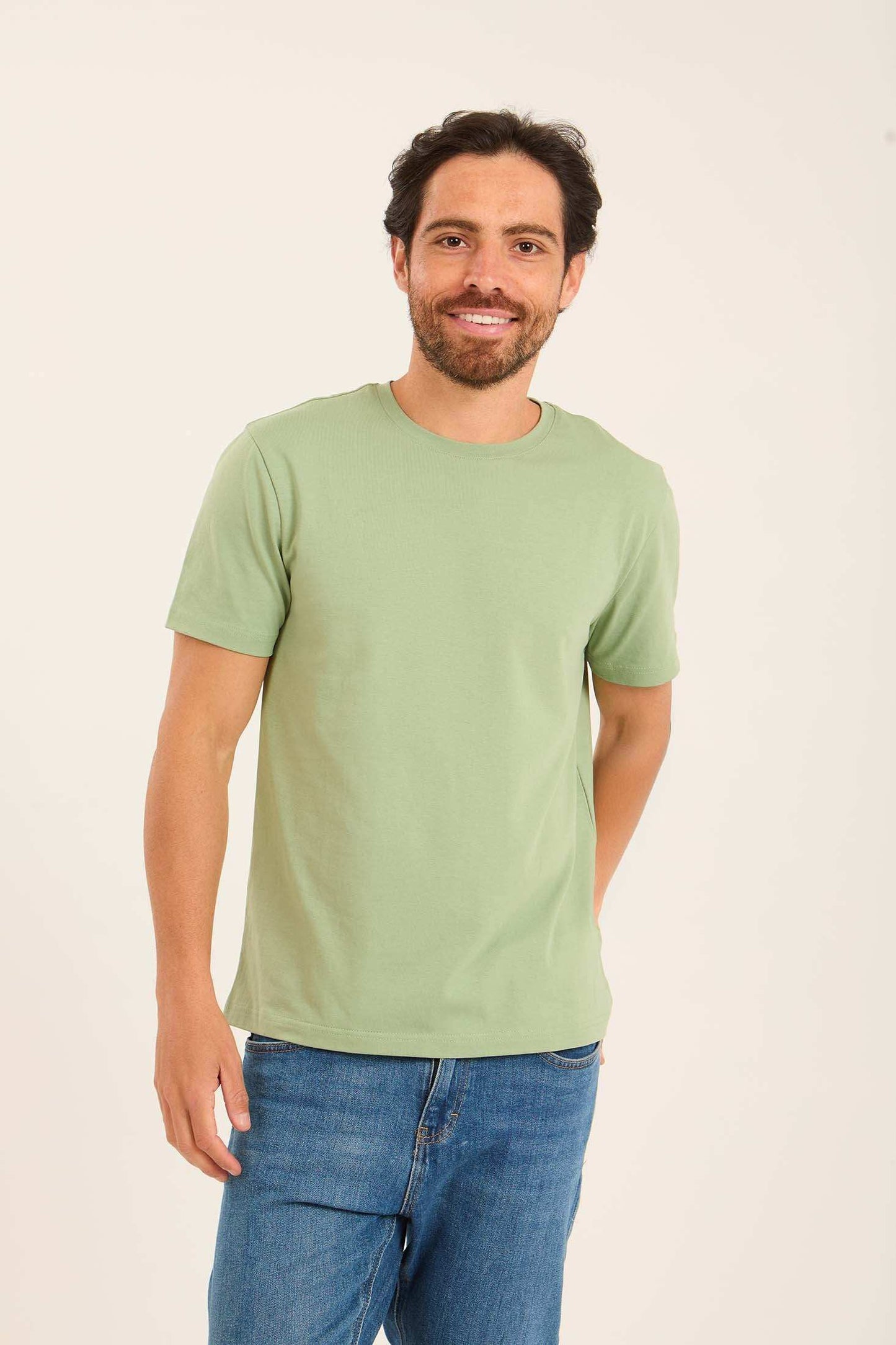 Round Neck Regular Fit Cotton Tee