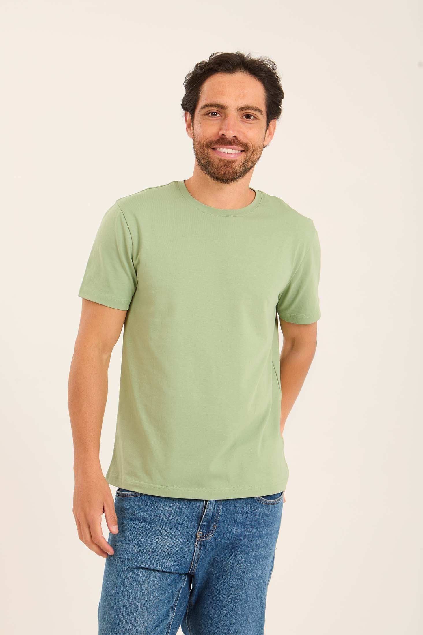 Round Neck Regular Fit Cotton Tee
