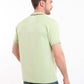 Lined Turn Down Collar Zipped Polo Shirt