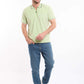 Lined Turn Down Collar Zipped Polo Shirt