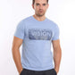 Crew Neck Printed "Vision" Slip On Tee