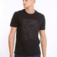 Crew Neck Mix Tee with Floral Print