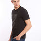 Crew Neck Mix Tee with Floral Print