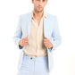 Linen-Cotton Notched Blazer