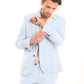 Linen-Cotton Notched Blazer