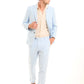 Linen-Cotton Notched Blazer