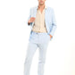 Straight-Leg Linen-Cotton Trousers