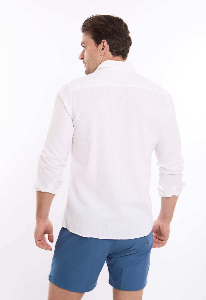 Regular Fit Cotton Textured Shirt