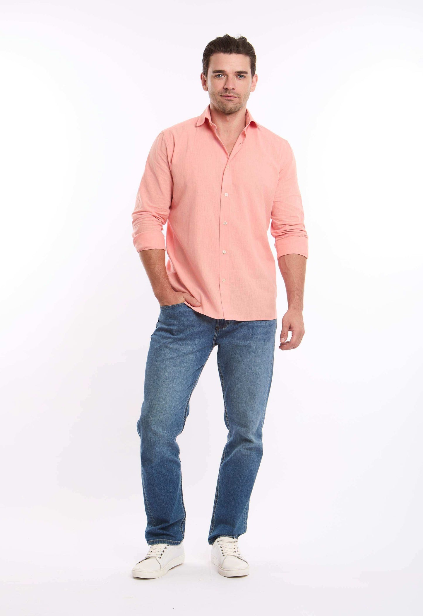 Regular Fit Cotton Textured Shirt