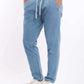 Relaxed Cotton Pants with Elastic Hems