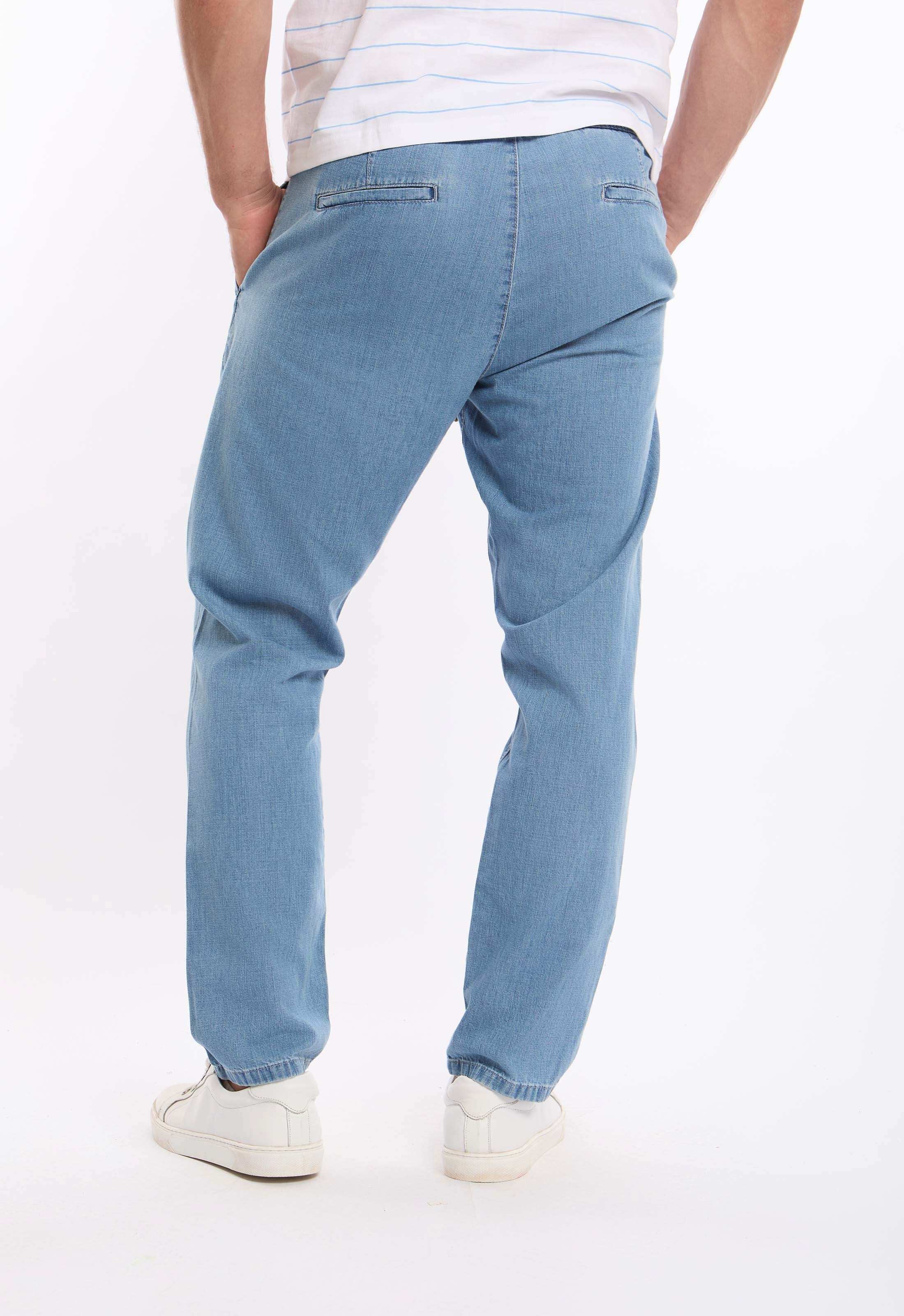 بنطلون قطن مريح بحافة مطاطية