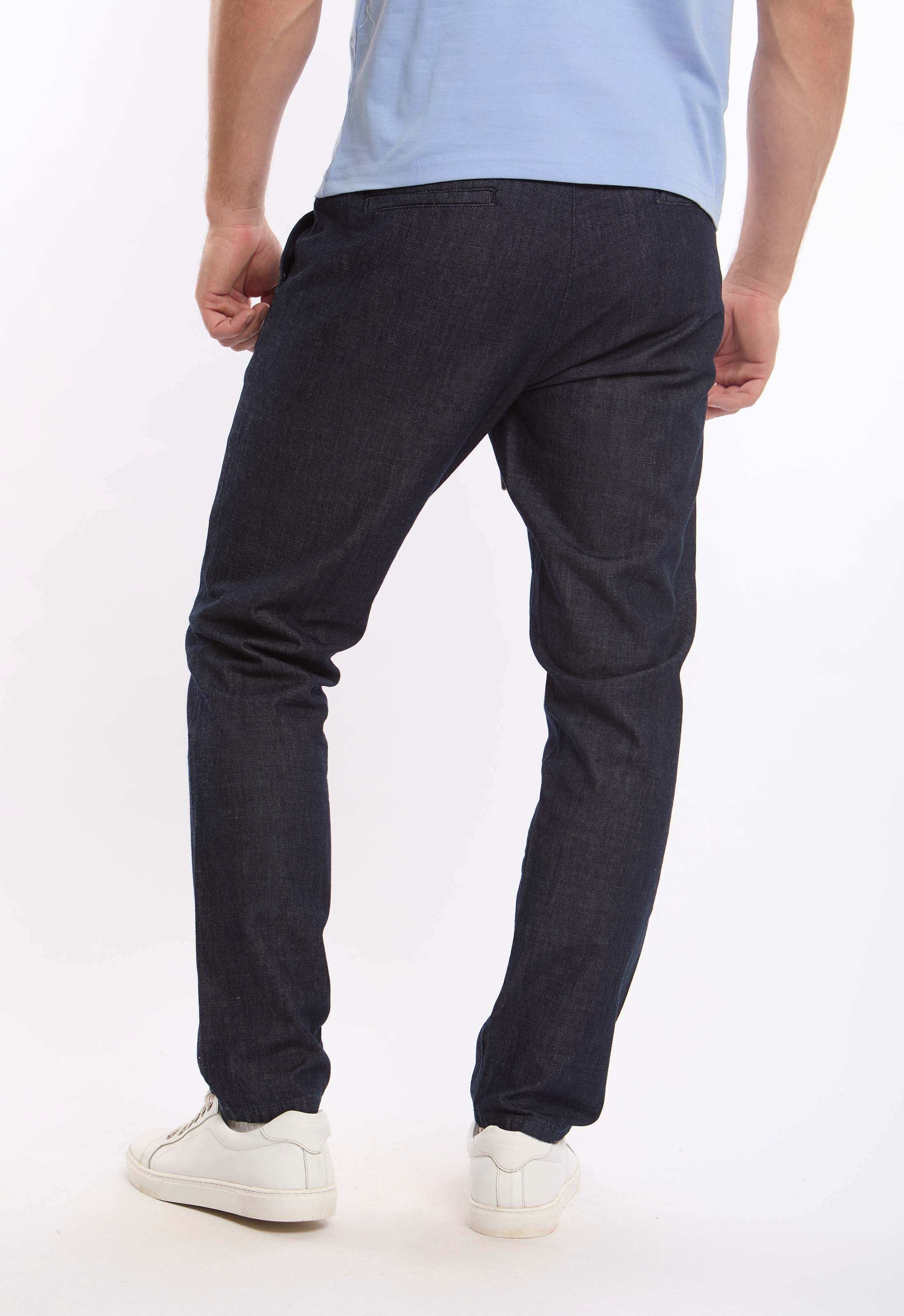 بنطلون قطن مريح بحافة مطاطية