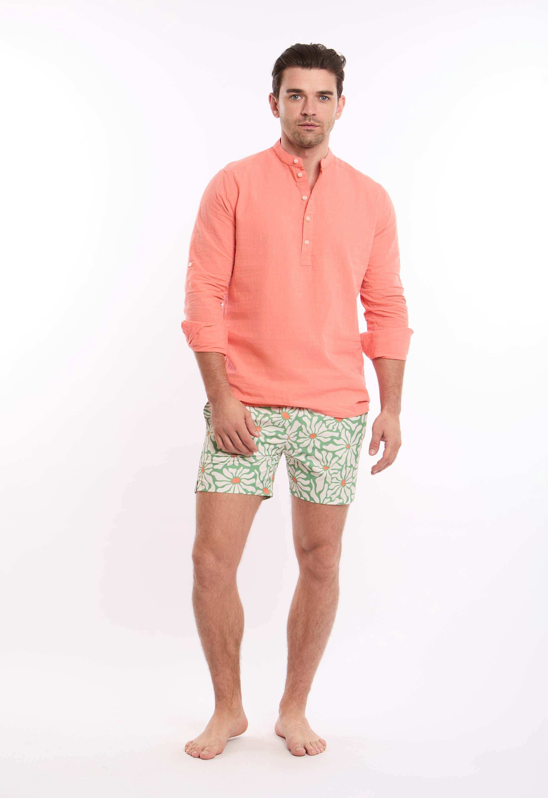 Comfy Slip On Floral Swim Shorts