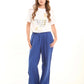 Relaxed Wide-Leg Linen Pants