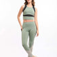 Tri-Tone Colorblock Slip On Sportive Leggings