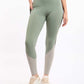 Tri-Tone Colorblock Slip On Sportive Leggings