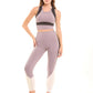 Tri-Tone Colorblock Slip On Sportive Leggings