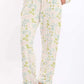 Floral Long Sleeves Cotton Pajama Set