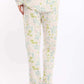 Floral Long Sleeves Cotton Pajama Set