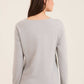 V-Neck Long Sleeves Pajama Set with Lace Detail