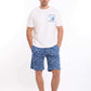 Patterned Tee & Shorts Summer Pajama Set