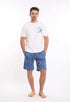 Patterned Tee & Shorts Summer Pajama Set