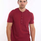 Solid Tee & Patterned Shorts Pajama Set