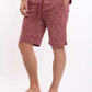 Solid Tee & Patterned Shorts Pajama Set