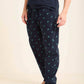 Printed Tee & Patterned Pants Comfy Pajama Set