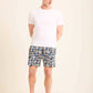 All-Over Love Pattern Swim Shorts