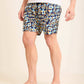 All-Over Love Pattern Swim Shorts