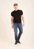 Skinny Denim Pants with Clean Finish